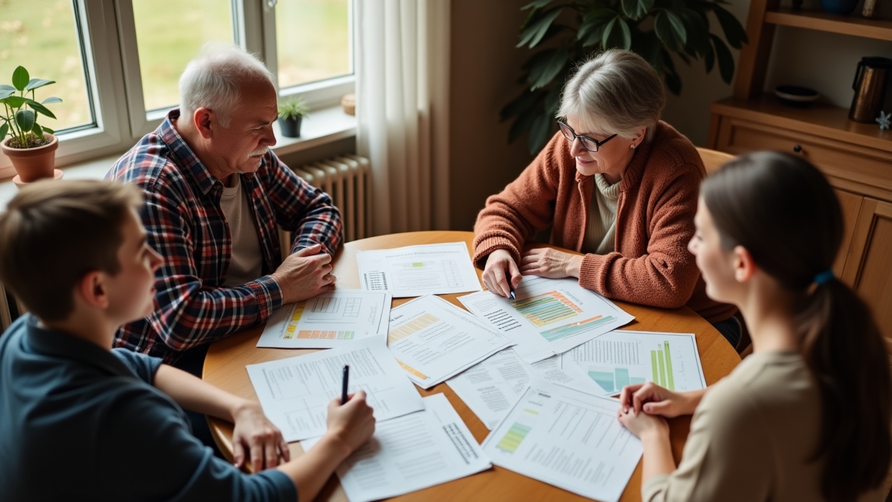 Семья с пенсионерами